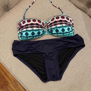 LA Blanca Blue Bikini Set Swimwear
